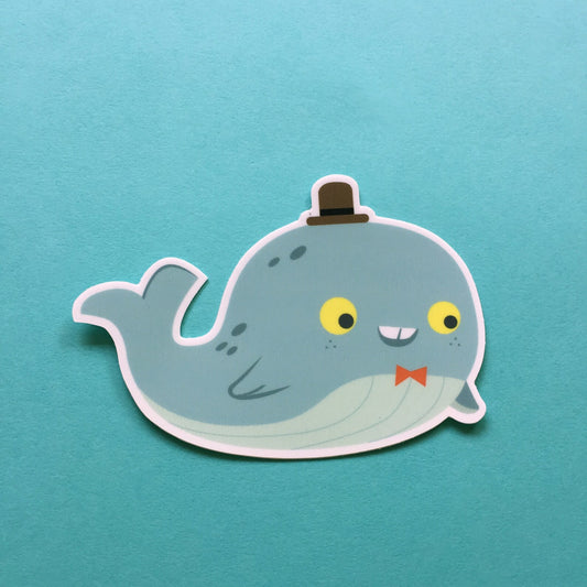 cute whale sticker