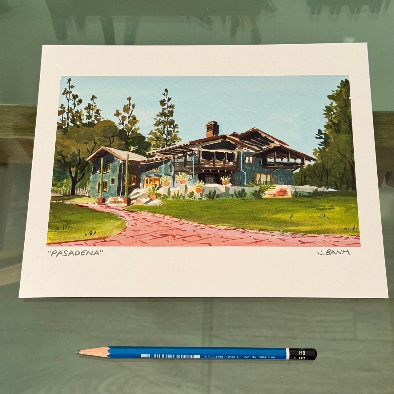 The Gamble House - ART PRINT- Craftsman - Pasadena - CALIFORNIA
