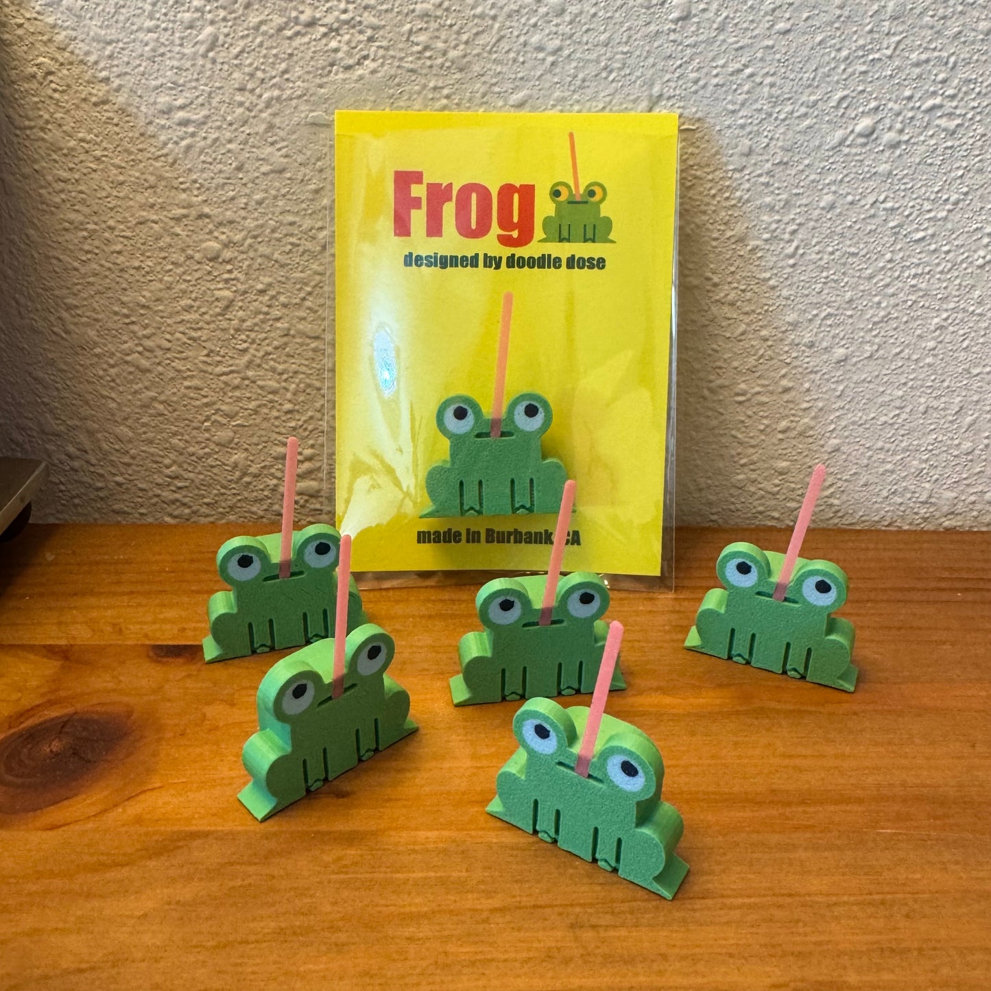 Franklin the Frog Figure - Designer Toy by doodle dose